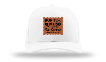 Mail Carrier Leather Patch Richardson 112 Hat