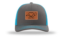 Load image into Gallery viewer, Heart Stethoscope with Name  Leather Patch Richardson 112 Hat
