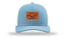 Load image into Gallery viewer, Heart Stethoscope with Name  Leather Patch Richardson 112 Hat

