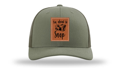 I'm About To Snap Leather Patch Richardson 112 Hat-Loden