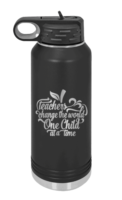 Favorite Teacher - 32oz Water Bottle Laser Engraved- Black
