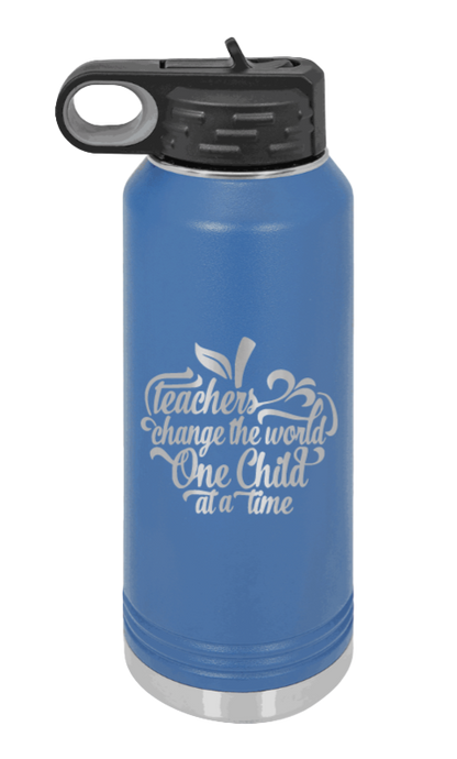 Favorite Teacher - 32oz Water Bottle Laser Engraved- White