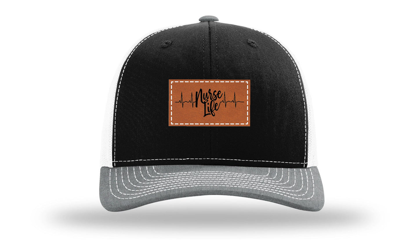 Nurse Life Leather Patch Richardson 112 Hat
