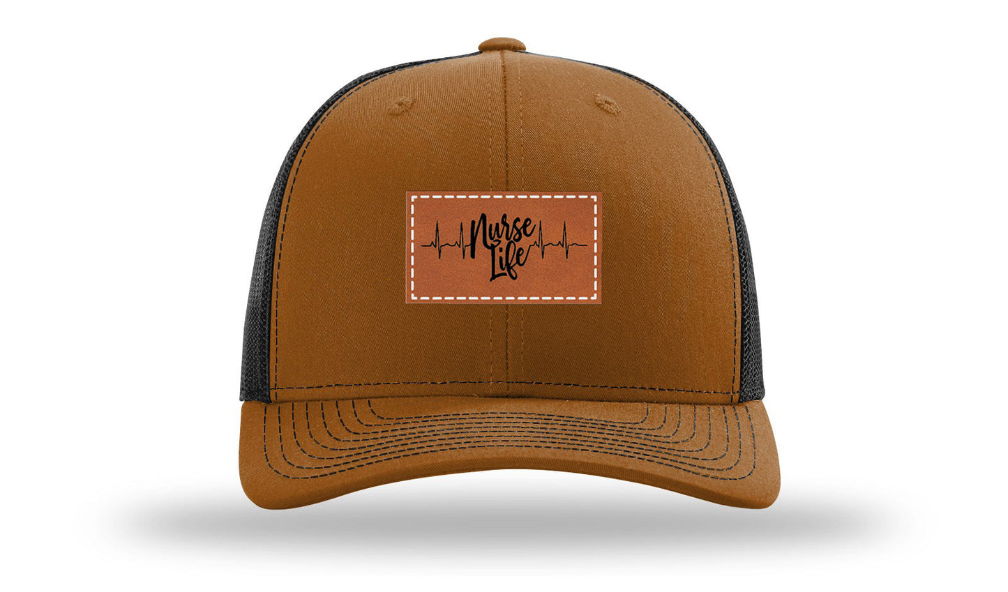 Nurse Life Leather Patch Richardson 112 Hat