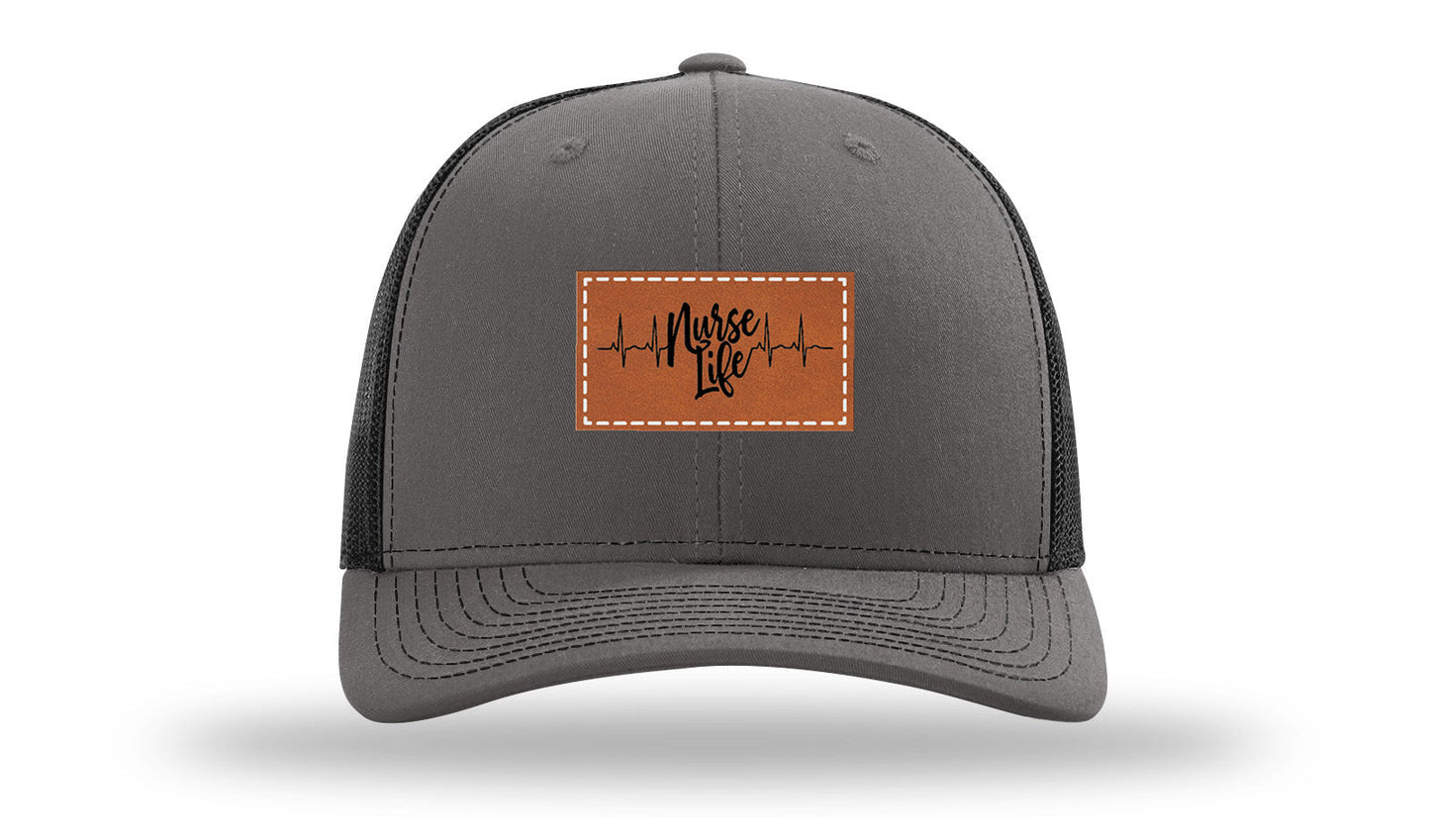 Nurse Life Leather Patch Richardson 112 Hat