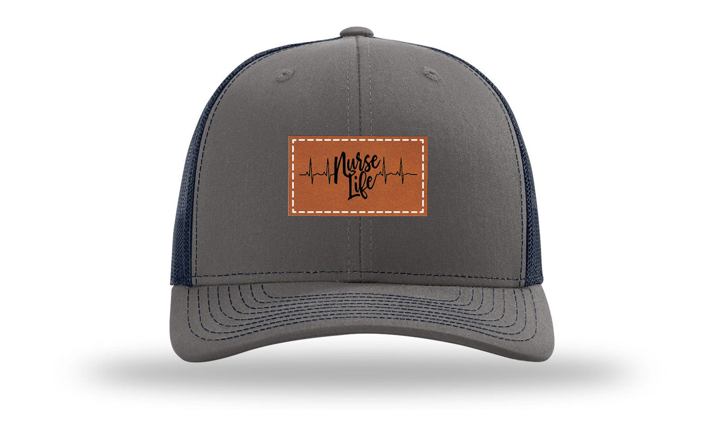 Nurse Life Leather Patch Richardson 112 Hat