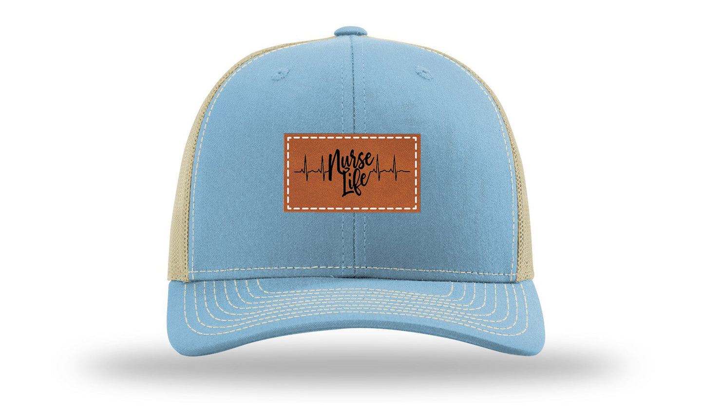 Nurse Life Leather Patch Richardson 112 Hat