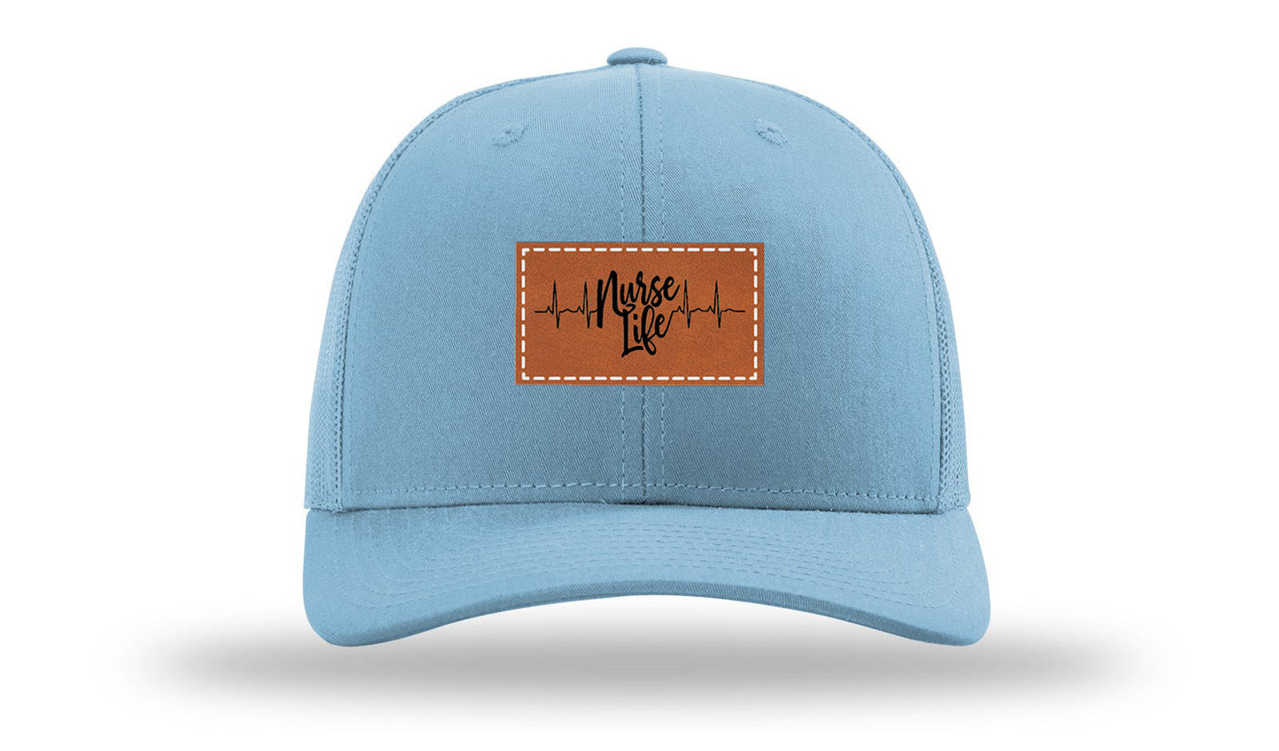 Nurse Life Leather Patch Richardson 112 Hat