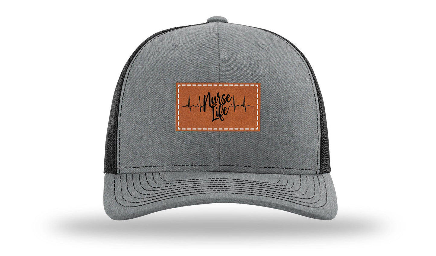 Nurse Life Leather Patch Richardson 112 Hat