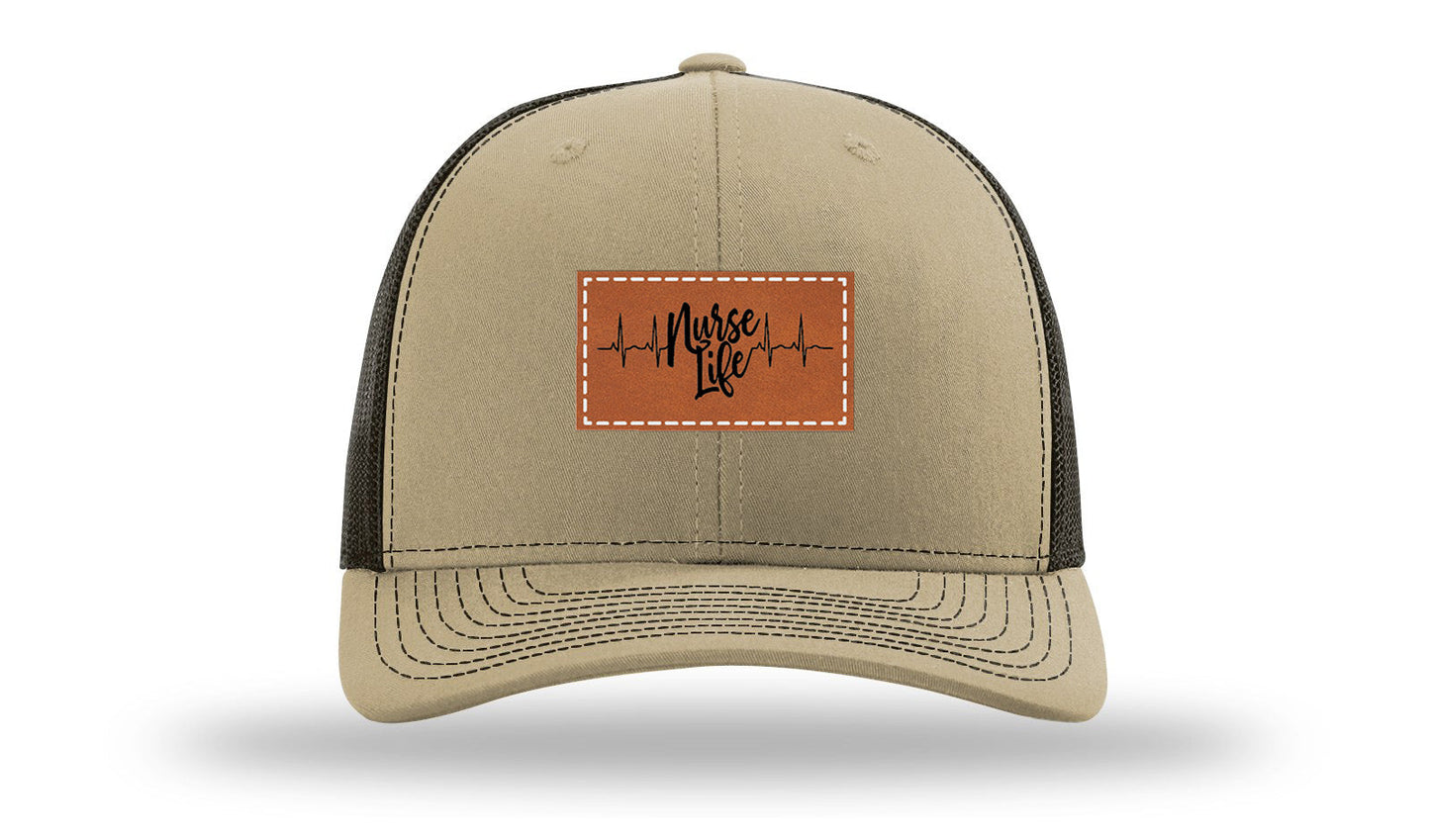 Nurse Life Leather Patch Richardson 112 Hat
