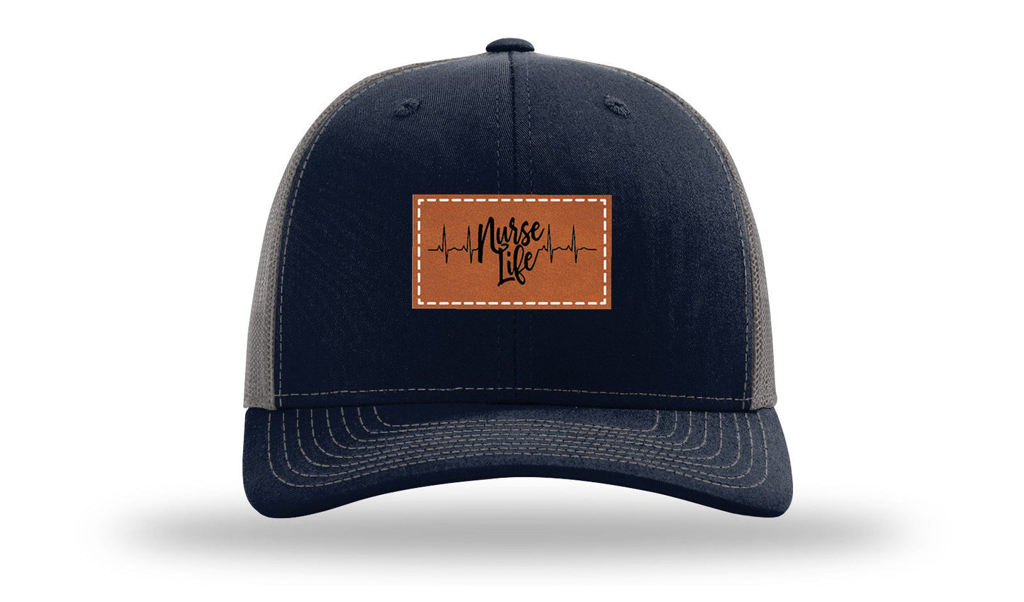 Nurse Life Leather Patch Richardson 112 Hat