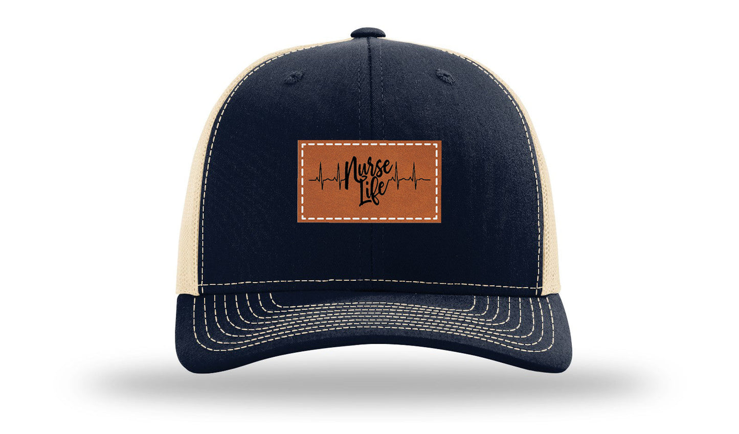 Nurse Life Leather Patch Richardson 112 Hat