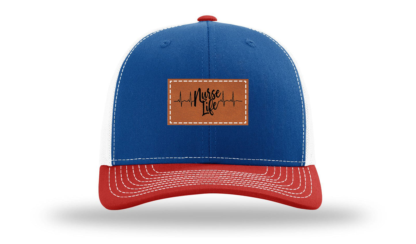 Nurse Life Leather Patch Richardson 112 Hat
