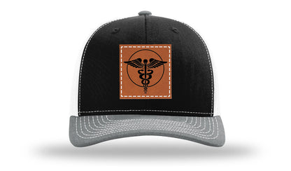 Caduceus Leather Patch Richardson 112 Hat