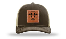 Load image into Gallery viewer, Caduceus Leather Patch Richardson 112 Hat
