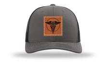 Load image into Gallery viewer, Caduceus Leather Patch Richardson 112 Hat
