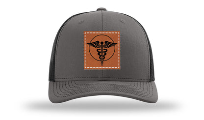 Caduceus Leather Patch Richardson 112 Hat