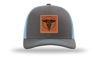 Caduceus Leather Patch Richardson 112 Hat