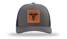 Load image into Gallery viewer, Caduceus Leather Patch Richardson 112 Hat
