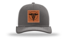 Load image into Gallery viewer, Caduceus Leather Patch Richardson 112 Hat
