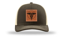 Load image into Gallery viewer, Caduceus Leather Patch Richardson 112 Hat
