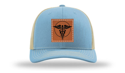 Caduceus Leather Patch Richardson 112 Hat