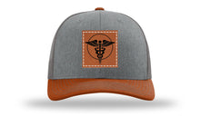 Load image into Gallery viewer, Caduceus Leather Patch Richardson 112 Hat
