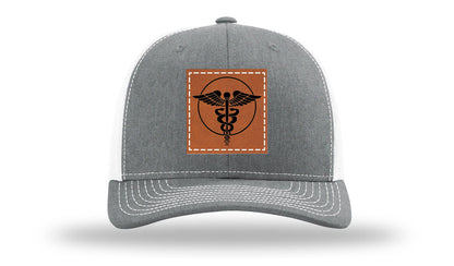 Caduceus Leather Patch Richardson 112 Hat
