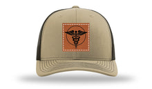 Load image into Gallery viewer, Caduceus Leather Patch Richardson 112 Hat
