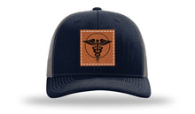 Load image into Gallery viewer, Caduceus Leather Patch Richardson 112 Hat

