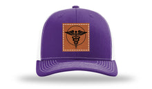 Load image into Gallery viewer, Caduceus Leather Patch Richardson 112 Hat
