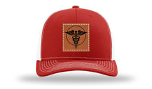 Load image into Gallery viewer, Caduceus Leather Patch Richardson 112 Hat
