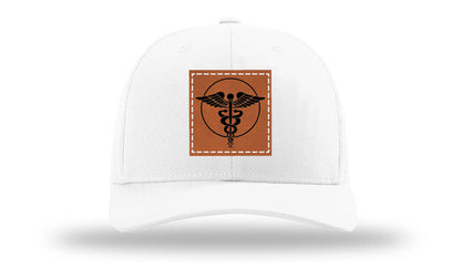 Caduceus Leather Patch Richardson 112 Hat