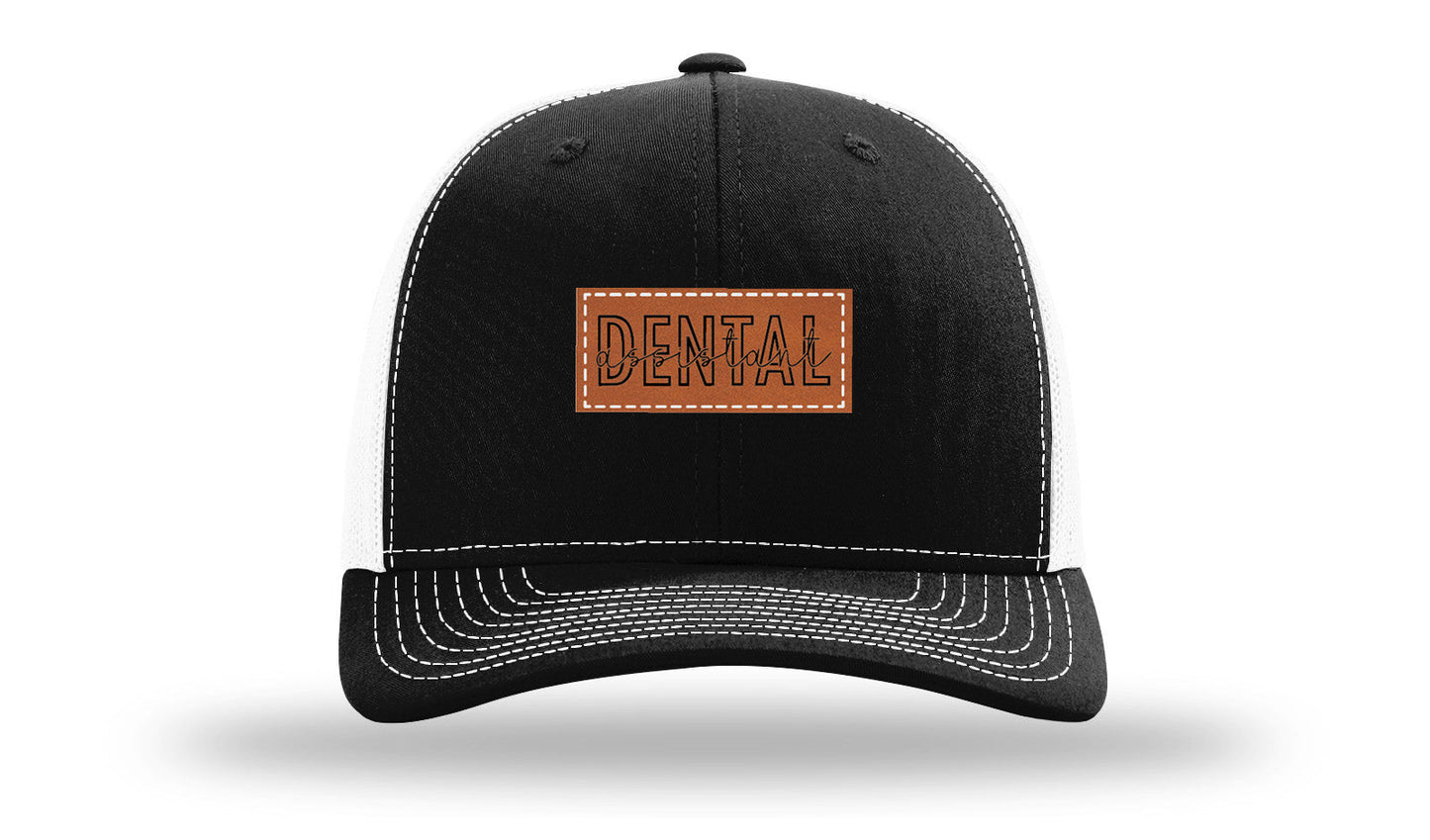 Dental Assistant Leather Patch Richardson 112 Hat