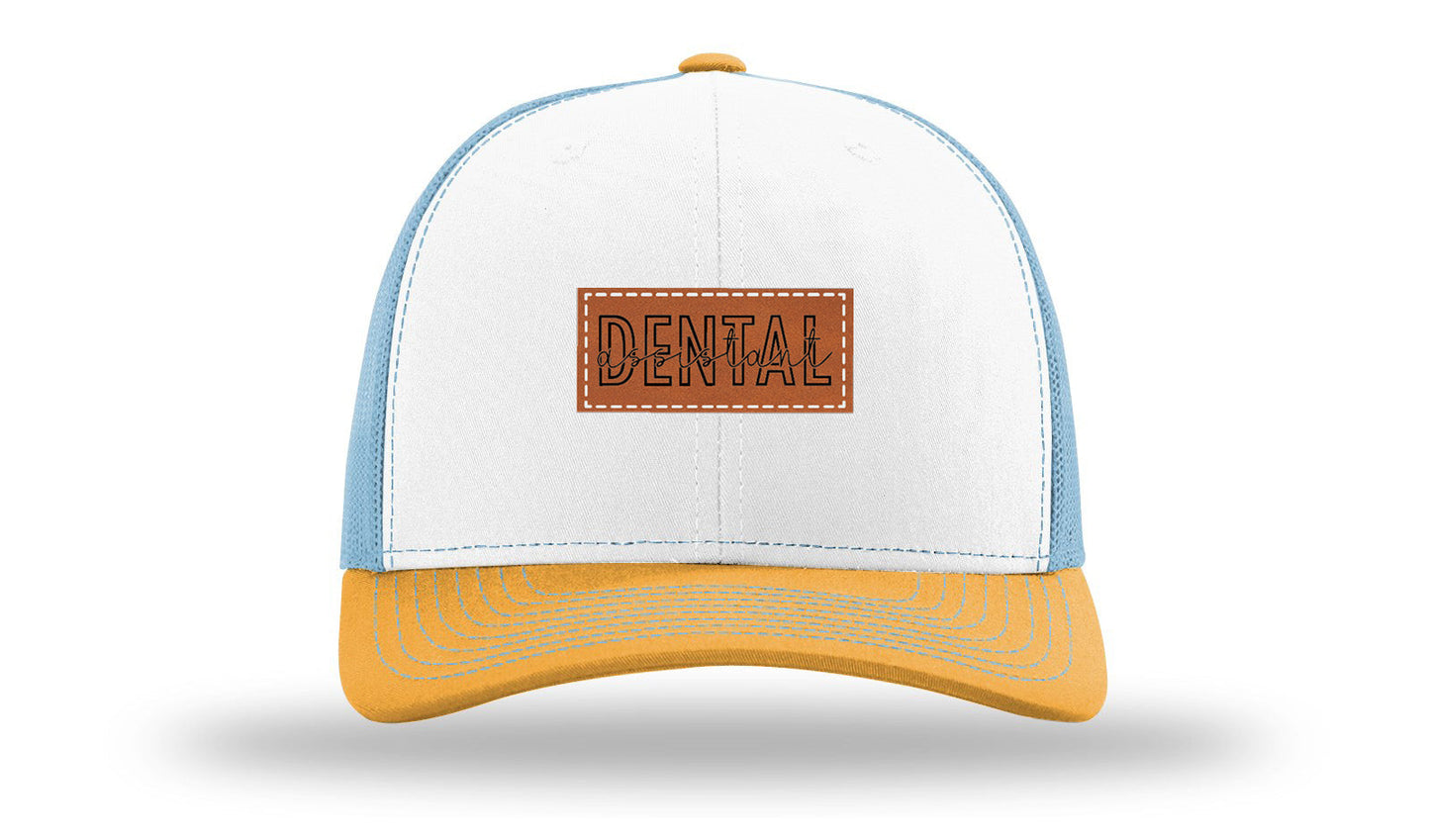 Dental Assistant Leather Patch Richardson 112 Hat
