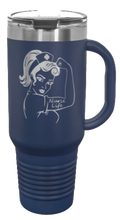 Load image into Gallery viewer, Nurse Life Girl 40oz Handle Mug Laser Engraved
