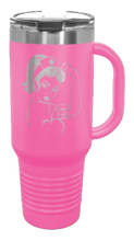 Load image into Gallery viewer, Nurse Life Girl 40oz Handle Mug Laser Engraved
