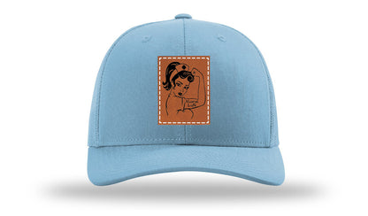Nurse Life Girl Leather Patch Richardson 112 Hat