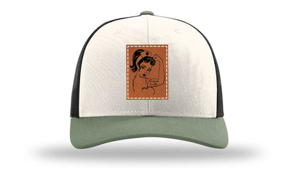Nurse Life Girl Leather Patch Richardson 112 Hat