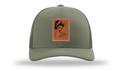 Nurse Life Girl Leather Patch Richardson 112 Hat