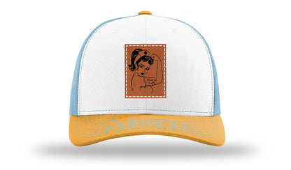 Nurse Life Girl Leather Patch Richardson 112 Hat