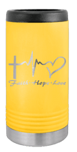 Load image into Gallery viewer, Faith ~ Hope ~ Love Laser Engraved Slim Can Insulated Koosie
