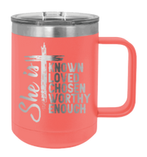 Load image into Gallery viewer, She Is Laser Engraved Mug (Etched)
