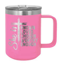 Load image into Gallery viewer, She Is Laser Engraved Mug (Etched)
