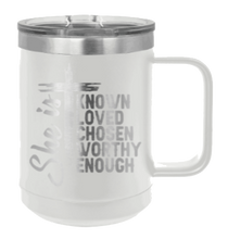 Load image into Gallery viewer, She Is Laser Engraved Mug (Etched)
