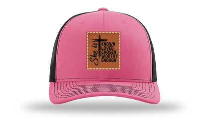 She Is Leather Patch Richardson 112 Hat