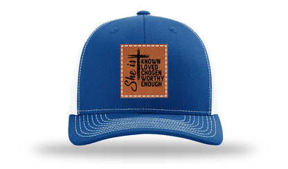 She Is Leather Patch Richardson 112 Hat