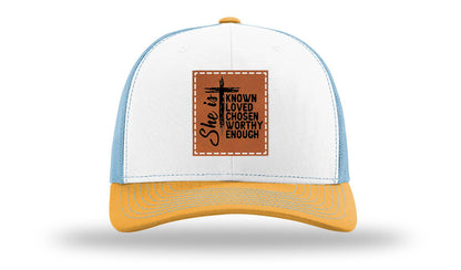 She Is Leather Patch Richardson 112 Hat