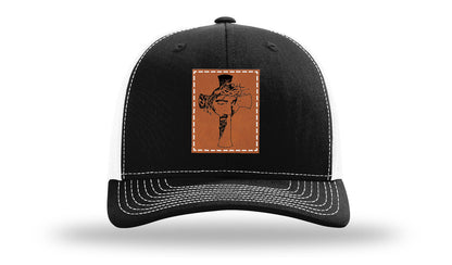 Jesus Cross Leather Patch Richardson 112 Hat