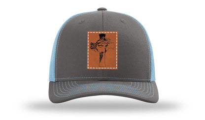Jesus Cross Leather Patch Richardson 112 Hat